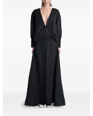 BATAKOVIC Belgrade V-Neck Open-Back Dress - Black