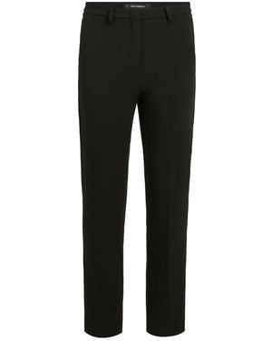 KARL LAGERFELD Logo-Embroidered Pants - Black