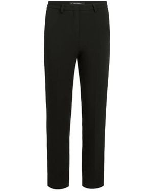 Karl Lagerfeld Hose mit Logo-Stickerei - Schwarz