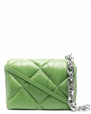 Stand Studio Quilted Flap Tote Bag - Green