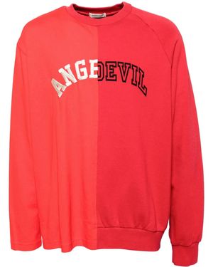 Undercover Spliced Sweatshirt - Red
