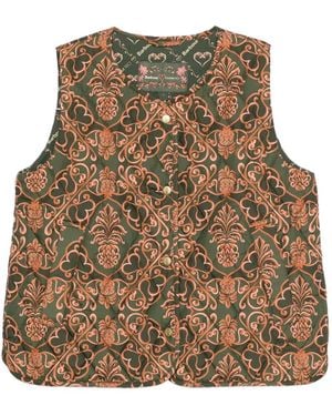 Barbour X FARM Rio Fernanda quilted gilet - Marrón