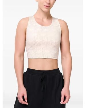 SQUATWOLF Brami Geometric-Print Sports Bra - Blue