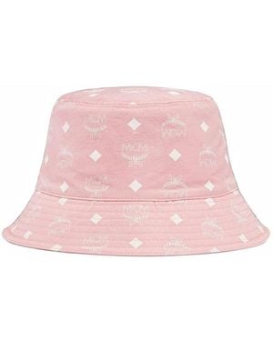 MCM Bob Réversible À Logo Brodé - Pink