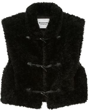 Isabel Marant Alisa Toggle Gilet - Black