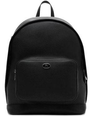 Burberry レザー バックパック - ブラック
