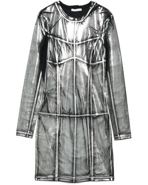 Patrizia Pepe Panelled Dress - Grey