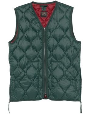 Taion V-neck gilet - Verde