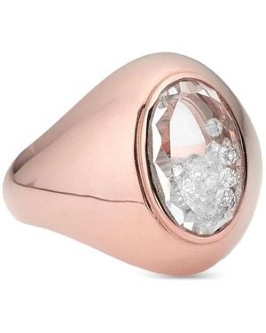 Moritz Glik Bague Dedinho En Or 18Ct À Saphirs Et Diamants - Rose