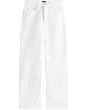 Tommy Hilfiger Straight-Leg Jeans - White