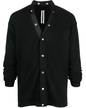 Rick Owens ボタン カーディガン - ブラック