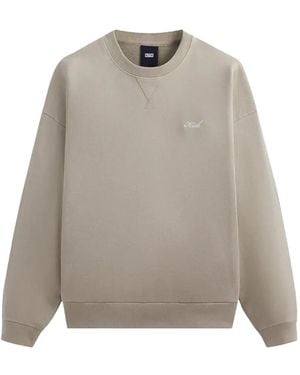 Kith Nelson Logo-Embroidered Sweatshirt - Grey
