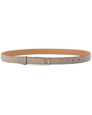 Loewe Gürtel Aus Leder - Weiß
