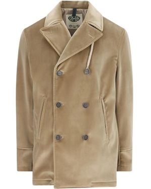 Camplin Cabanjacke mit fallendem Revers - Natur