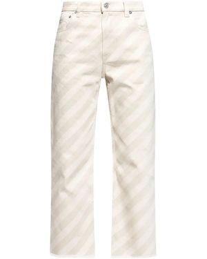 Marni Striped Trousers - Natural