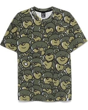 INBETWEENERS Camou Bear Og T-Shirt - Green