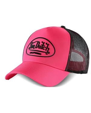 Von Dutch Baseballkappe Mit Mesh-Einsatz - Pink
