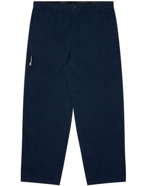 Aape By A Bathing Ape Straight-Leg Cotton Trousers - Blue