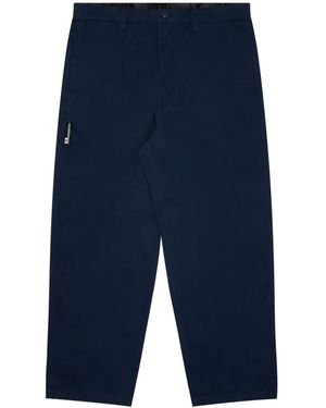 Aape By A Bathing Ape Straight-Leg Cotton Trousers - Blue