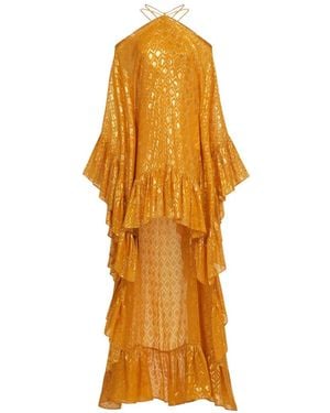 ‎Taller Marmo Vestido Sza Sza Opulence Tipo Caftán - Metálico