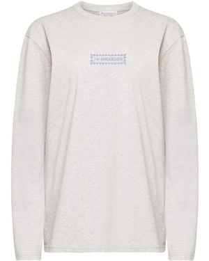 JW Anderson T-Shirt Con Stampa - Bianco
