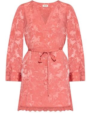 Zadig & Voltaire "Ramasco" Dress - Pink
