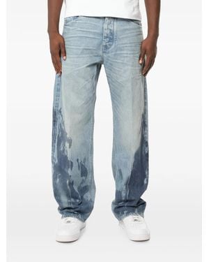 Purple Brand Faded Bleach-Effect Jeans - Blue