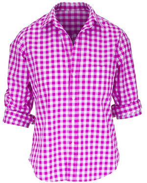 Frank & Eileen Gingham shirt - Rosa