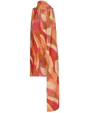 Raquel Diniz Plissiertes Nina Minikleid - Rot