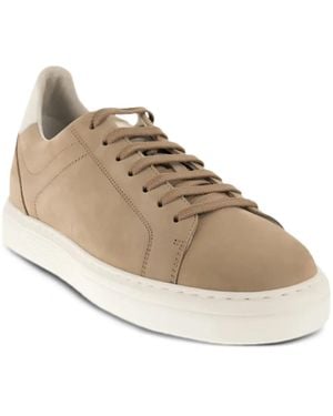 Brunello Cucinelli レザースニーカー - ナチュラル