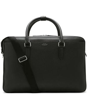 Smythson Zip Travel Bag - Black