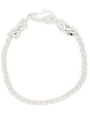 Emanuele Bicocchi Bracciale Intrecciato - Metallizzato