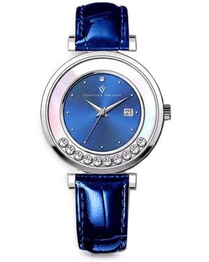 Christian Van Sant Bria 40Mm Watch - Blue