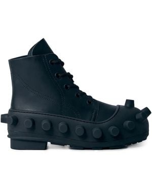 Walter Van Beirendonck スタッズディテール ブーツ - ブルー