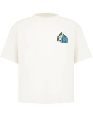 NAHMIAS Logo-Print Boxy T-Shirt - White