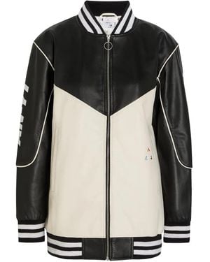AN-Y1 Racing Formula Leather Jacket - Black