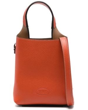 Tod's レザーハンドバッグ - レッド