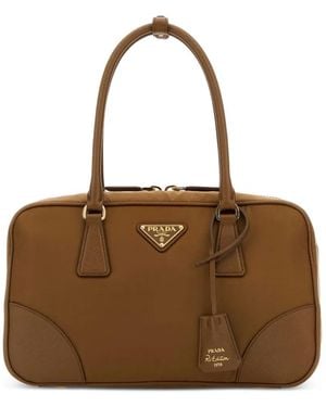 Prada Borsa A Spalla Re-Edition 1978 - Marrone