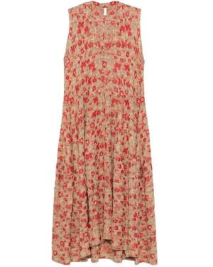 Boboutic Vestido con motivo floral - Rosa