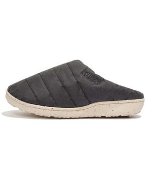 SUBU Quilted Slippers - Gray