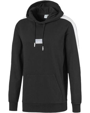PUMA Logo-Plaque Hoodie - Black