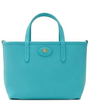 Burberry Mini Reversible Bloomsbury Tote - Blue