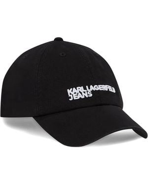 Karl Lagerfeld Cappello Da Baseball Con Logo - Nero