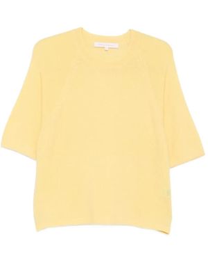 ABSOLUT CASHMERE Leana Raglan-Sleeve Cashmere Jumper - Yellow