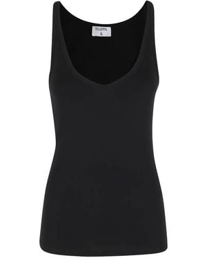 Filippa K V-Neck Tank Top - Black