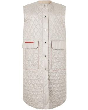 Moorer Persefone-P Quilted Gilet - White