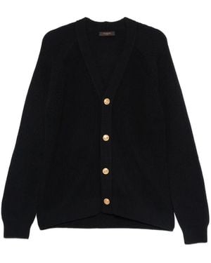 Zanone ウール カーディガン - ブラック