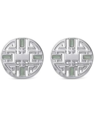 Shanghai Tang Tang Longevity Cufflinks - White