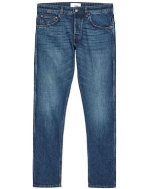 Lardini Faded Straight-Leg Jeans - Blue