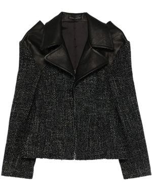 Yohji Yamamoto Panelled Jacket - Black